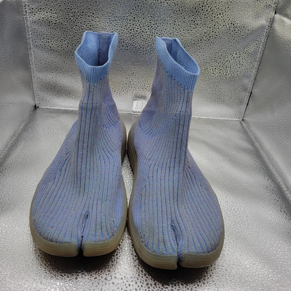 ILYSM Tabi Knit Unisex Sneakers Bootie Blue Size Womens 7.5 Men 6 EUR 38.5